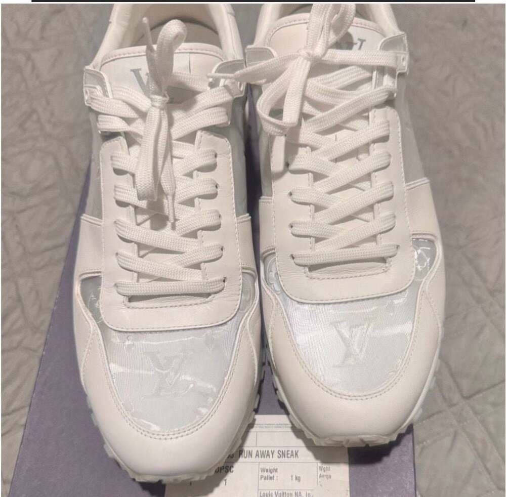 Louis Vuitton Run Away Sneaker in White